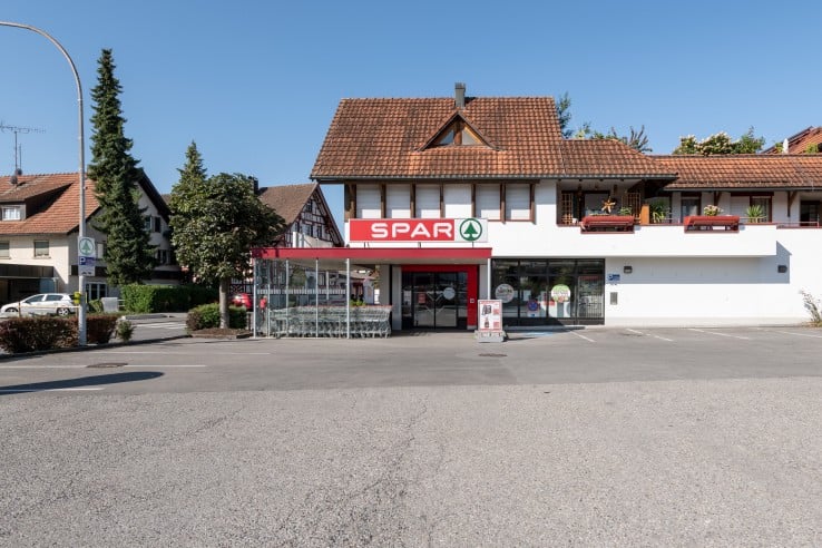 Hier sehen Sie den SPAR Markt in Hard
