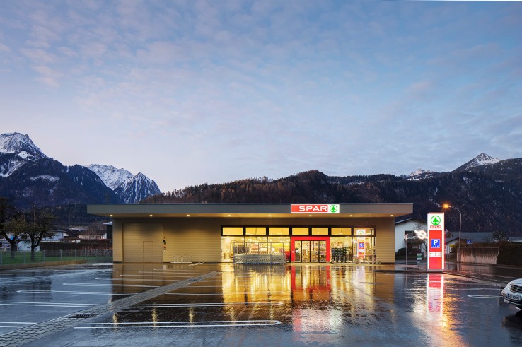 Hier sehen Sie den SPAR Supermarkt in Nüziders