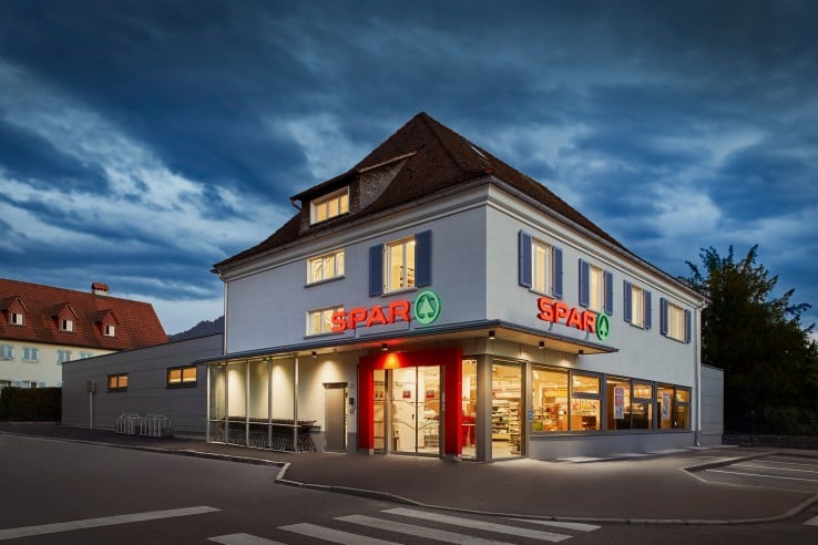 Hier sehen Sie den SPAR Markt in Dornbirn