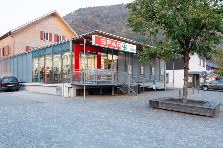 Hier sehen Sie den SPAR Markt in Mellau
