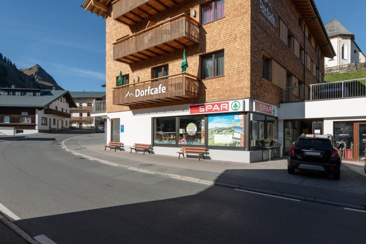 Hier sehen Sie den SPAR Markt in Damüls