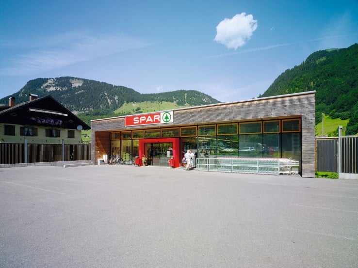 Hier sehen Sie den SPAR Markt in Au