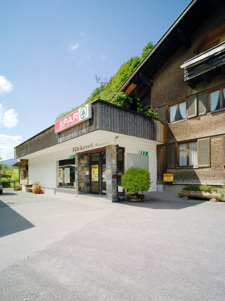 Hier sehen Sie den SPAR Markt in Schnepfau