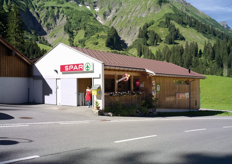 Hier sehen Sie den SPAR Markt in Schröcken