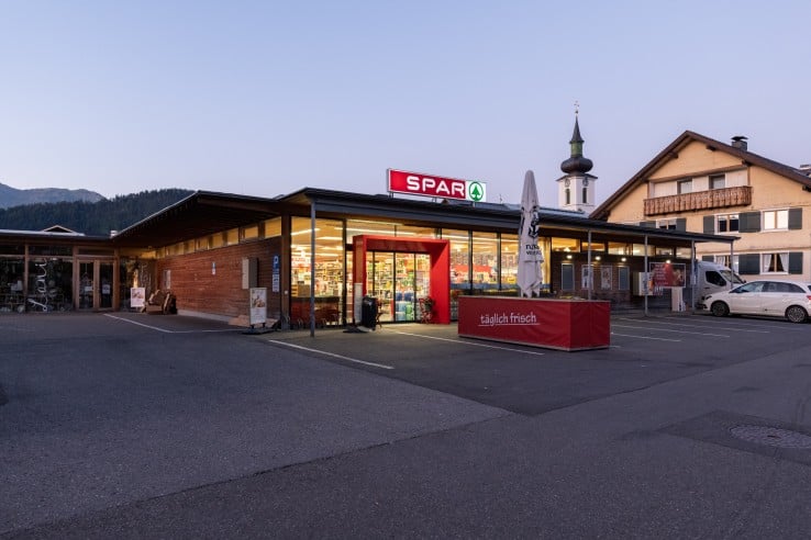 Hier sehen Sie den SPAR Markt in Hittisau