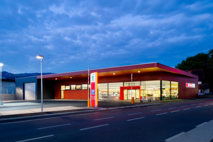 Hier sehen Sie den SPAR Supermarkt in Hörbranz