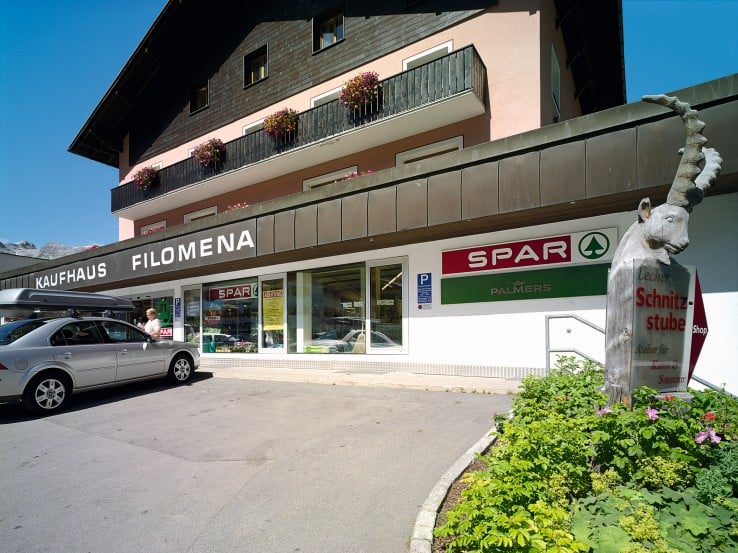Hier sehen Sie den SPAR Supermarkt in Lech