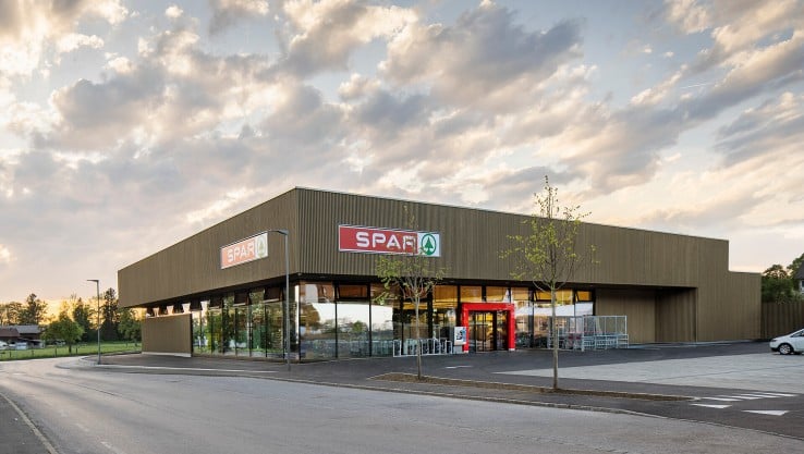 Hier sehen Sie den SPAR Supermarkt in Lochau