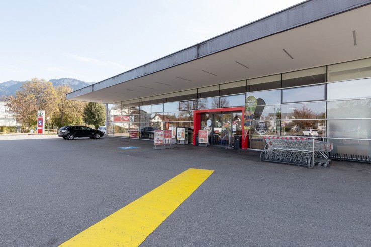 Hier sehen Sie den SPAR Supermarkt in Altach 