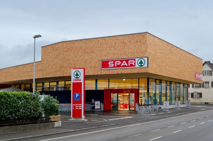Hier sehen Sie den SPAR Markt in Lauterach
