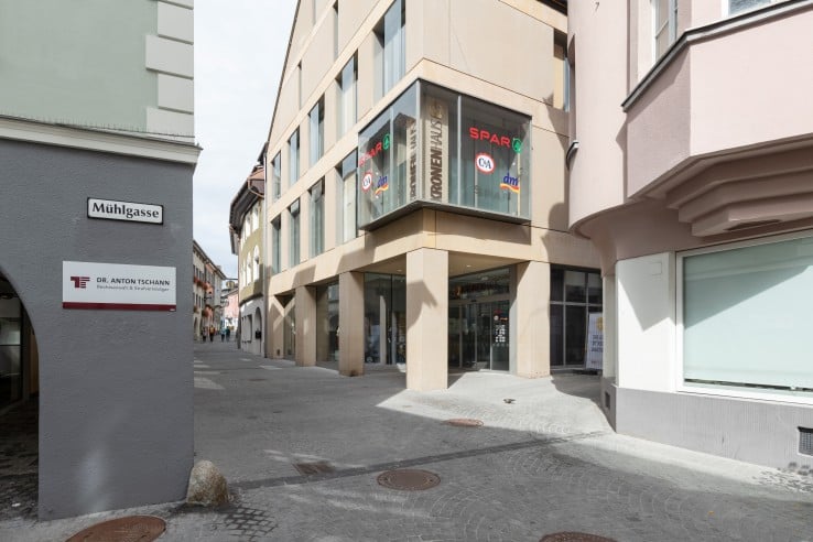 Hier sehen Sie den SPAR Supermarkt in Bludenz