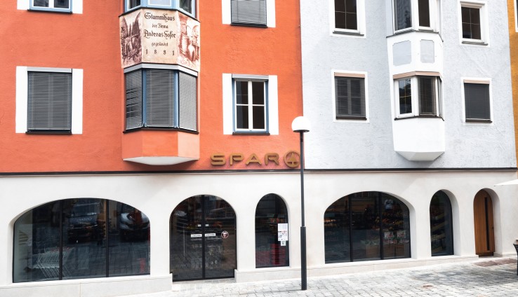 Hier sehen Sie den SPAR Markt in Kufstein