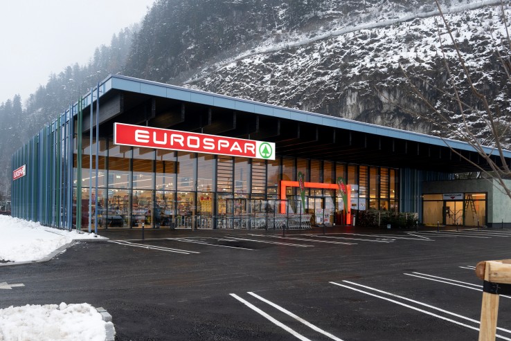 Hier sehen Sie den SPAR Markt in Brixlegg