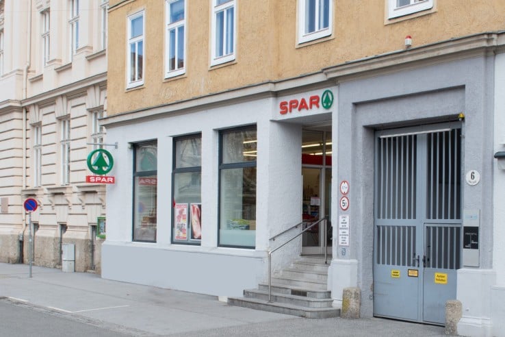 Hier sehen Sie den SPAR Markt in Salzburg