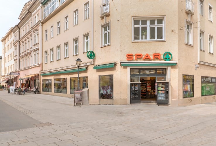 Hier sehen Sie den SPAR Markt in Salzburg
