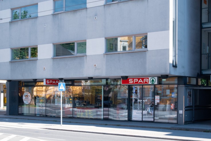 Hier sehen Sie den SPAR Markt in Salzburg