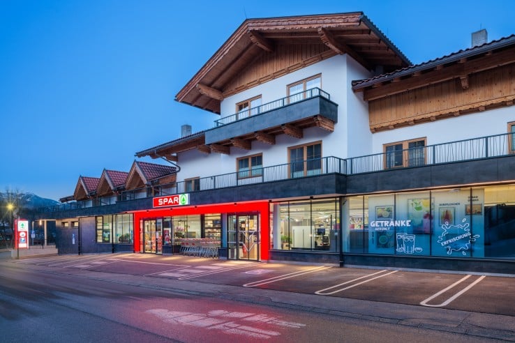Hier sehen Sie den SPAR Markt in Fügen