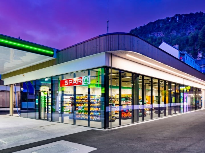 Hier sehen Sie den SPAR Markt in Salzburg