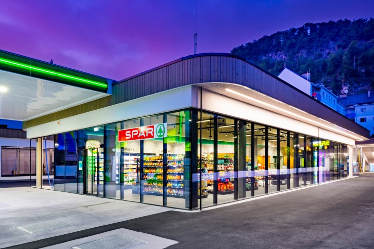 Hier sehen Sie den SPAR Markt in Salzburg