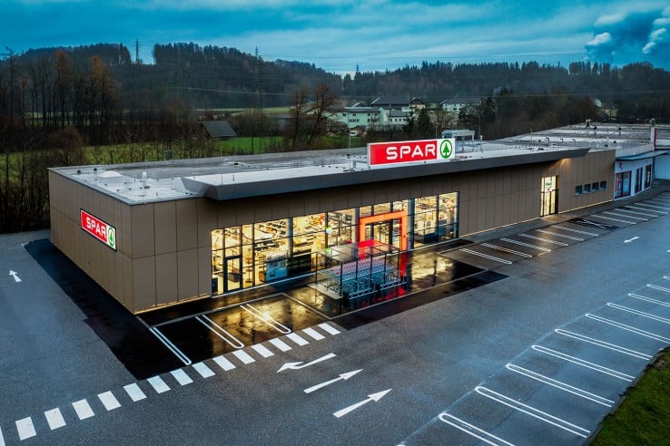 Architekturfoto SPAR Timelkam