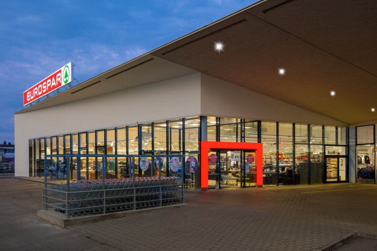 Hier sehen Sie den EUROSPAR Markt in Traiskirchen
