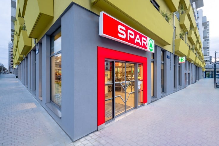Hier sehen Sie den SPAR Markt in der Nordbahnstraße