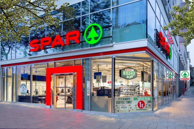 Hier sehen Sie den SPAR Markt in der Mariahilfer Straße
