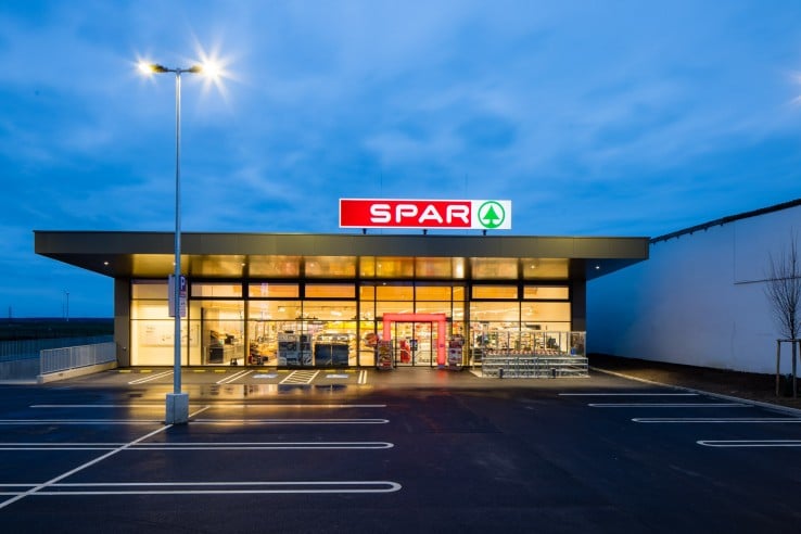 Außenaufnahme der Spar Filiale Hatziandreou in Bockfliess in Niederösterreich