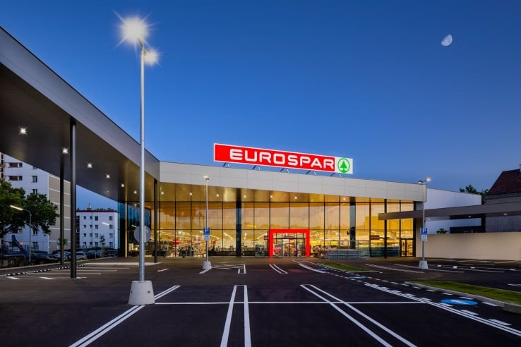 Hier sehen Sie den EUROSPAR Markt in der Sagedergasse