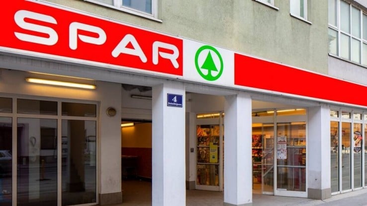 Hier sehen Sie den SPAR Markt in der Hofmühlgasse