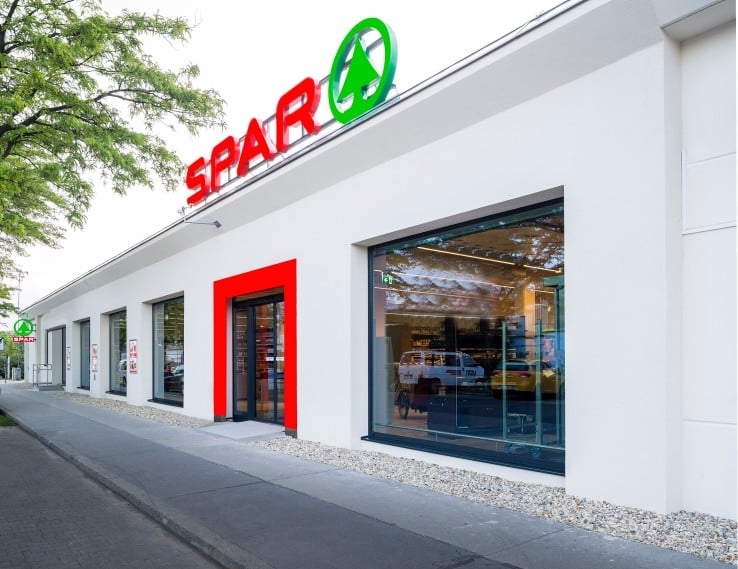 Hier sehen Sie den SPAR Markt in der Baslergasse