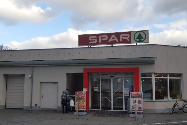 Hier sehen Sie den SPAR Markt in Stockerau