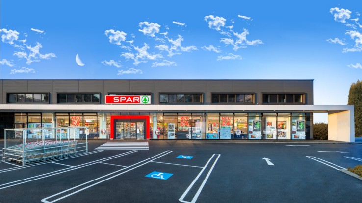 Hier sehen Sie den SPAR Markt in der Carlbergergasse