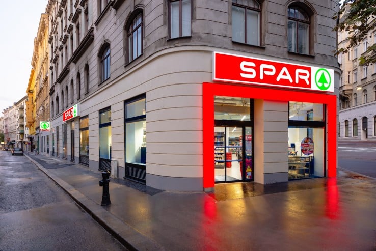 Hier sehen Sie den SPAR Markt in der Gumpendorferstrasse