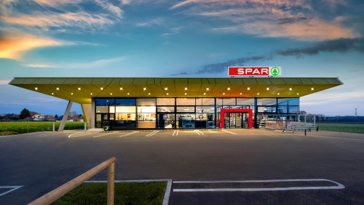 Außenaufnahme der Spar Filiale Dagdemir in Ebergassing in Niederösterreich
