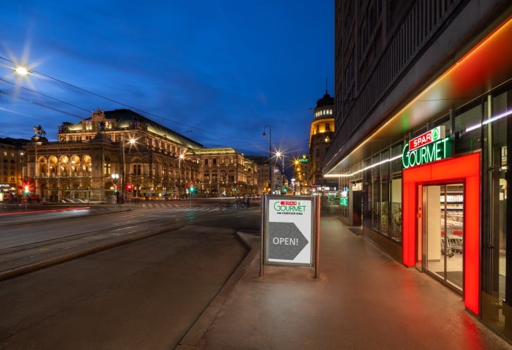 Hier sehen Sie den SPAR GOURMET Markt am Kärntner Ring