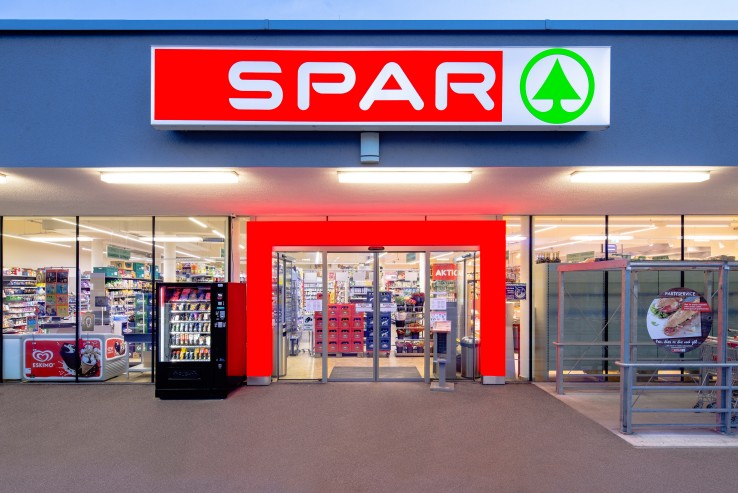 Außenaufnahme der Spar Filiale Kalchhauser in Klein Pöchlarn