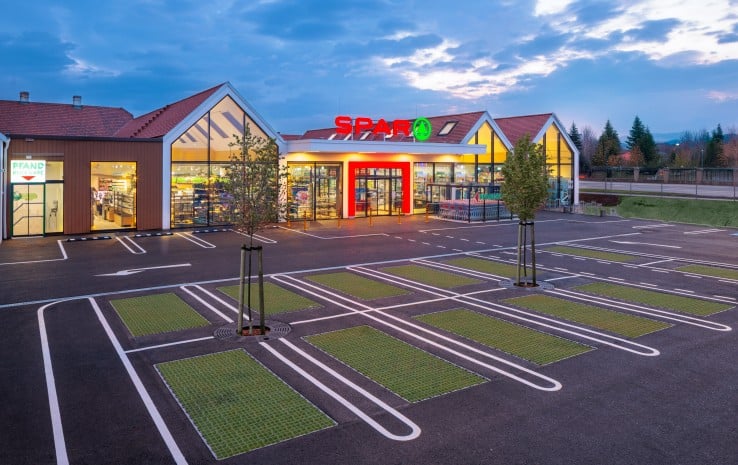 Hier sehen Sie den SPAR Markt in Purbach