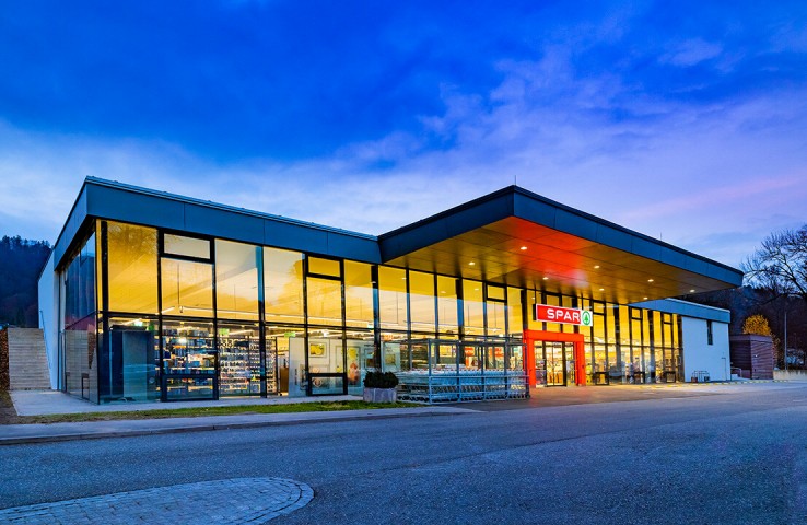 Hier sehen Sie den SPAR Markt in Kapfenberg