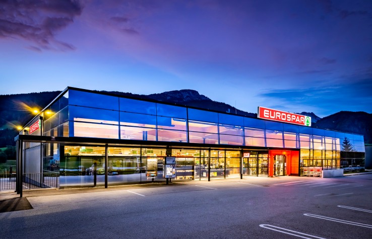 Hier sehen Sie den EUROSPAR Markt in Aich