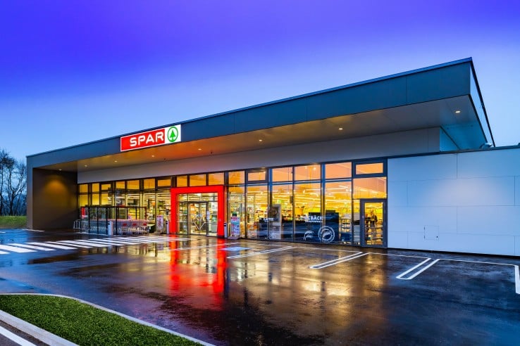 Hier sehen Sie den SPAR Markt in Burgau