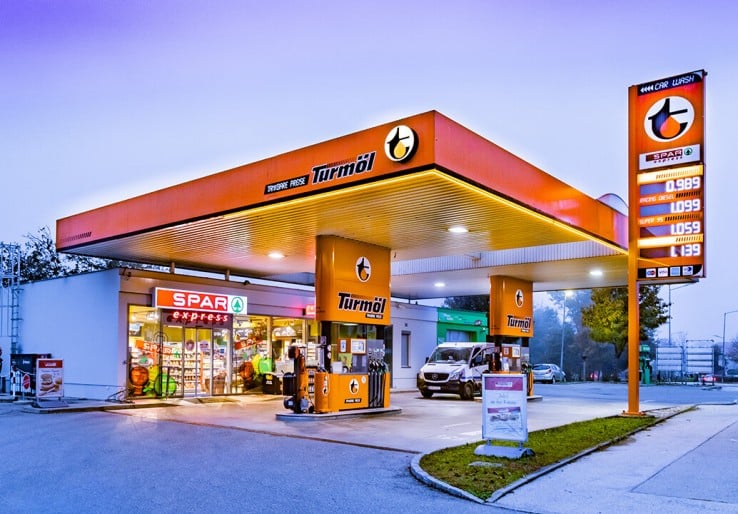 Hier sehen Sie den SPAR express Markt in Pinkafeld