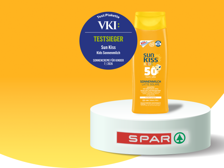 Testsieger SUN KISS Kids Sonnenmilch LSF 50