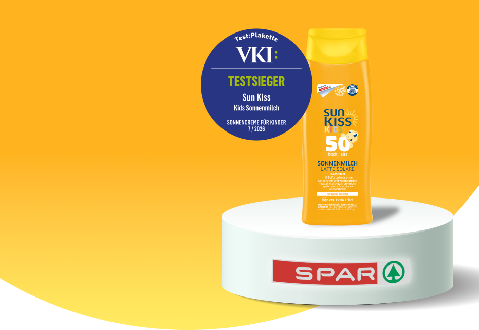 Testsieger SUN KISS Kids Sonnenmilch LSF 50