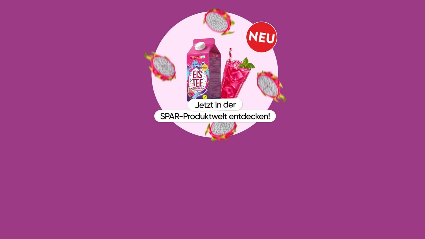 SPAR Eistee Fruity Dragon jetzt in der SPAR-Produktwelt entdecken