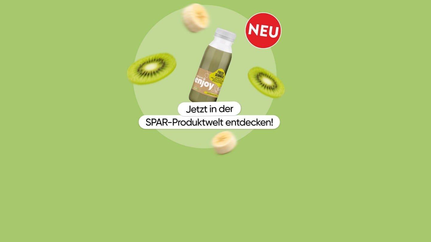 SPAR enjoy Sommer Smoothie; Jetzt in der Produktwelt entdecken