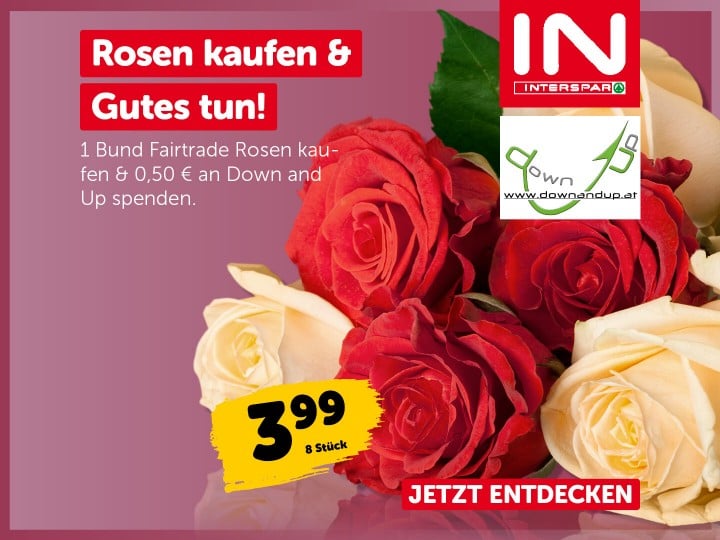 Rosen kaufen & Gutes tun!