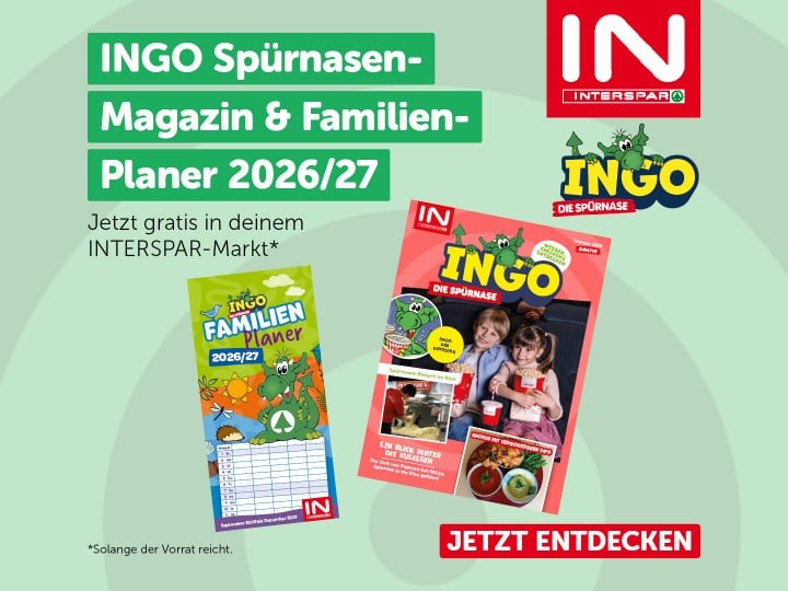 INGO Spürnasen Magazin & Familienplaner 2026/27