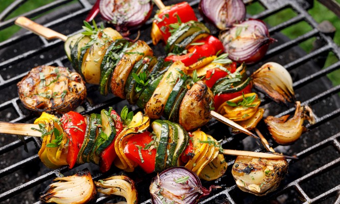 Gemüsespieße Grillen