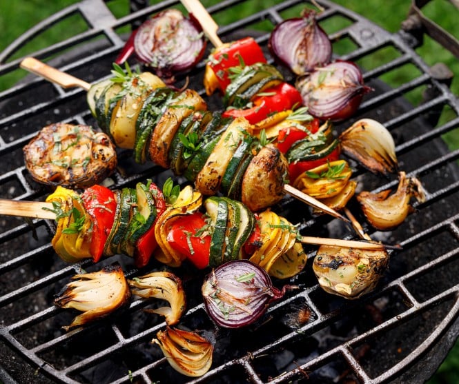 Gemüsespieße Grillen